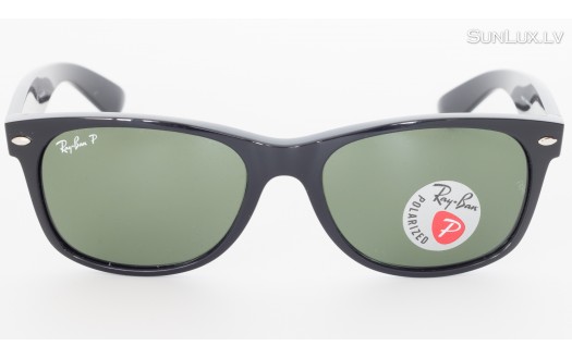 Ray-Ban New Wayfarer Classic Polarised (RB2132 901/58 58mm) saules brilles